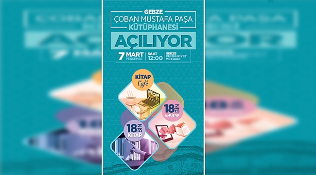 Gebze kütüphanesine kavuşuyor