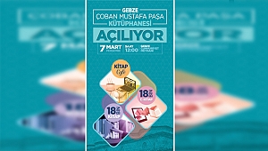 Gebze kütüphanesine kavuşuyor