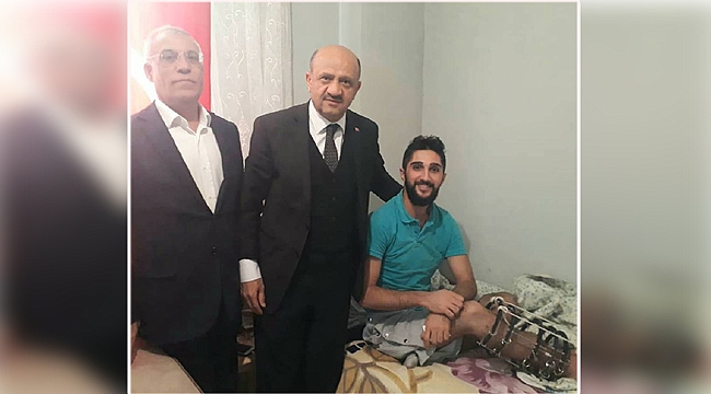 Işık, Gazi Sinan Eren’i ziyaret etti
