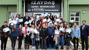 İZAYDAŞ Akademi 46. dönem mezunlarını verdi