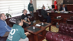 Kaymakam Güler'e okul müdürlerinden ziyaret
