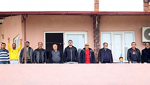 Nazilli taraftarı balkondan desteklediler