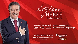 Recep Dursun'dan Gebzelilere davet