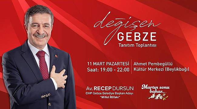 Recep Dursun, vizyon projelerini duyuracak