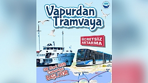 Vapurdan tramvaya ücretsiz aktarma