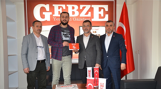 Yeniden Refah'tan gazetemize ziyaret