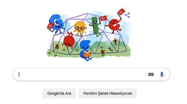 23 Nisan'a özel doodle