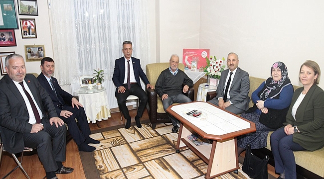 Büyükgöz'den şehit ailelerine ziyaret