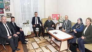 Büyükgöz'den şehit ailelerine ziyaret