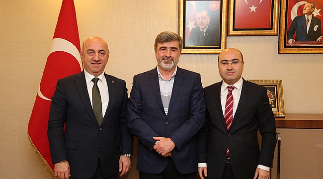 Çakır ve Eryarsoy, Bıyık'a hayırlı olsun ziyareti