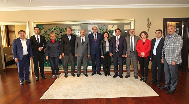 CHP Gebze'den Büyükgöz'e hayırlı olsun ziyareti