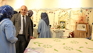 Darıcalı kursiyerler hünerlerini sergiledi