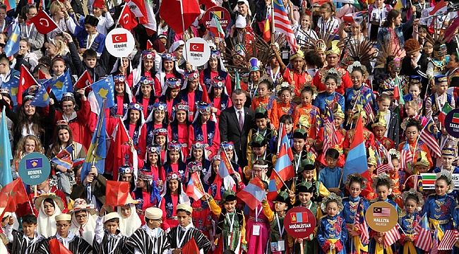 Dünya çocukları Kocaeli’ni renklendirdi