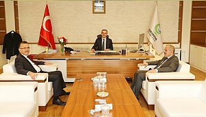 Gözen ve Gürbüz’den Çiftçi’ye ziyaret