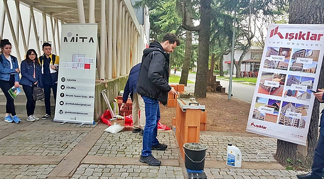 Mimarlık öğrencilerinden uygulamalı seminer