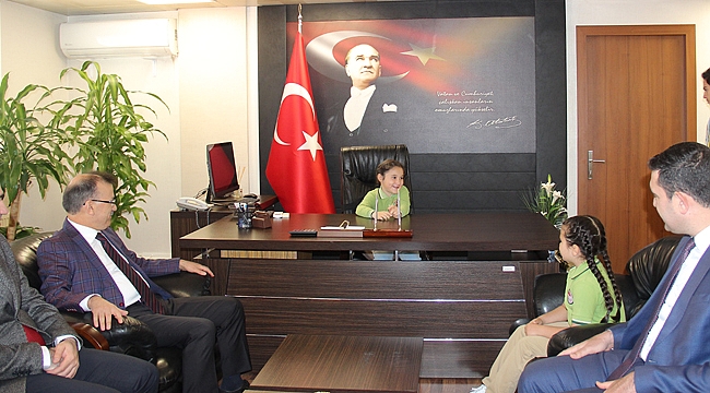 Minik kaymakamdan güvenlik talimatı