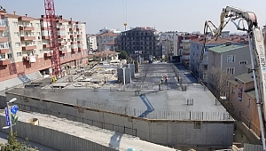 Otoparkın zemin kat çalışmaları başlıyor