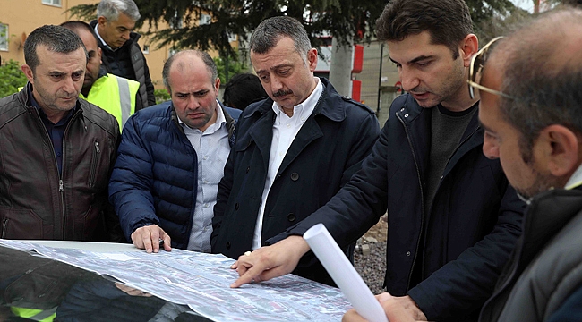 Tahir Büyükakın, projeleri inceledi