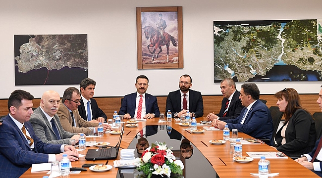 Vali Aksoy, başkonsolosla GGOSB'da buluştu