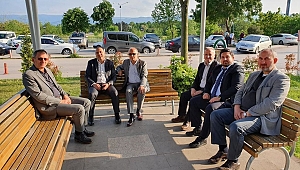 Adnan Sak’tan ziyaretçilere teşekkür