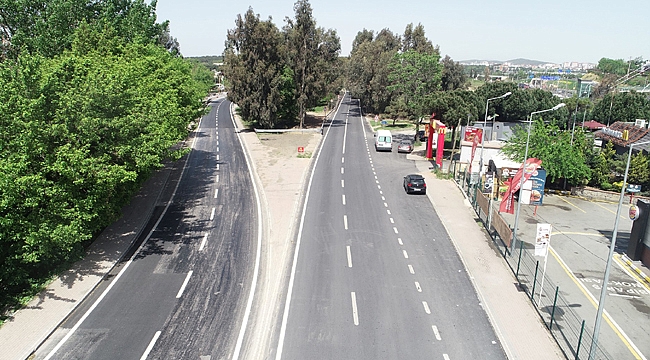 Bayramoğlu Caddesi yeni yüzüne kavuştu