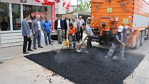 Bıyık, çalışmaları denetledi