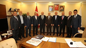 Bıyık, ilçe başkanlarını ağırladı