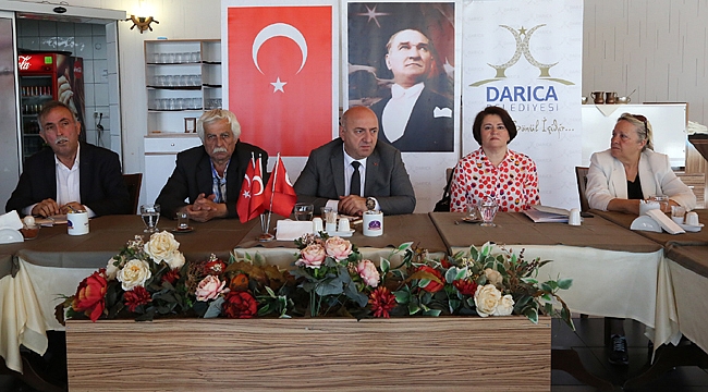Bıyık, muhtarlarla bir araya geldi