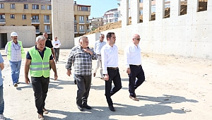 Bıyık, pazar yerini inceledi