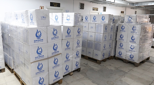 Çayırova Belediyesi'nden erzak yardımı
