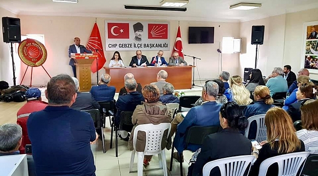 CHP Gebze, danışma toplantısı yaptı