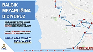 Darıca'dan Balçık Mezarlığı'na ücretsiz sevis