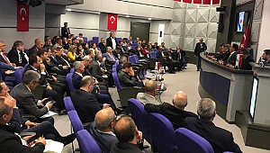 Güler, muhtarlarla bir araya geldi