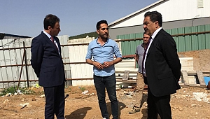 Güler ve Doğan'dan okul inşaatlarına inceleme