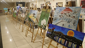 KO-MEK kursiyerleri güzellikleri tuvale yansıttı