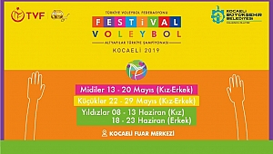 Kocaeli’de dev Voleybol Festivali başlıyor