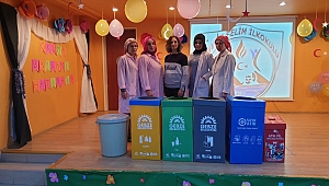 Okullarda geri dönüşüm eğitimi verildi