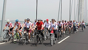 Osmangazi Köprüsü’nü bisikletle geçecekler