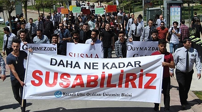 Ülkü Ocakları'ndan tepki yürüyüşü