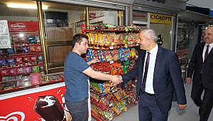 Zinnur Büyükgöz’den esnaf turu