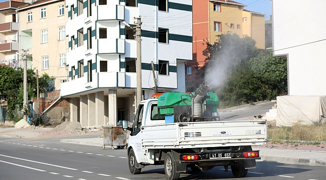 9 mahallede ilaçlama çalışmaları sürüyor