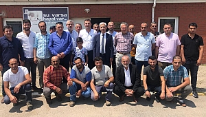 Ali Sağlık, nöbetçi ekipleri ziyaret etti