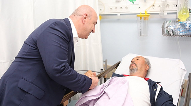 Bıyık, hastalara 'geçmiş olsun' dedi