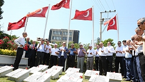 Bıyık, şehitler için dua etti