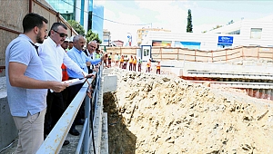 Büyükakın, "Metro inşaatı devam ediyor"