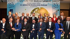 Çevreci firmalar ödüllerine kavuştu