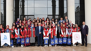 Damla Projesi ekibinden Aksoy’a ziyaret