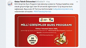 GTÜ'den öğrencilerine duyuru!