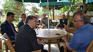 Hamza Şayir köyleri ziyaret etti