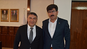 Hamza Şayir meslektaşını ağırladı